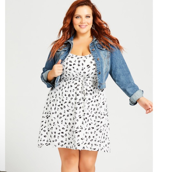 City Chic Dresses & Skirts - NWT Sweetly Tied Dress - animal